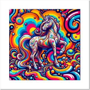 Unicorn Study - Fantasy AI Posters and Art